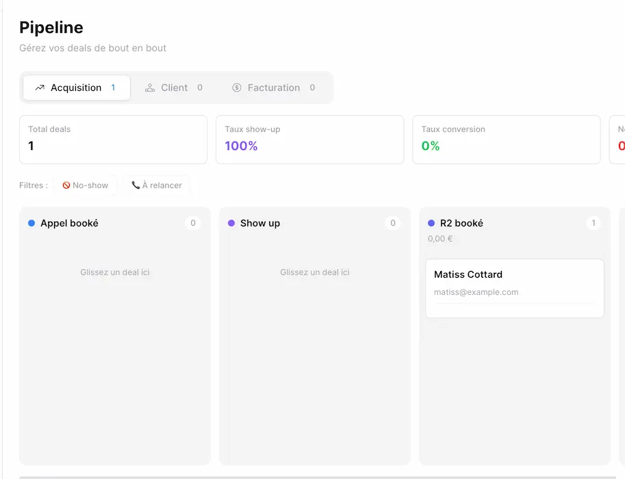 MyLeadsNow Pipeline View